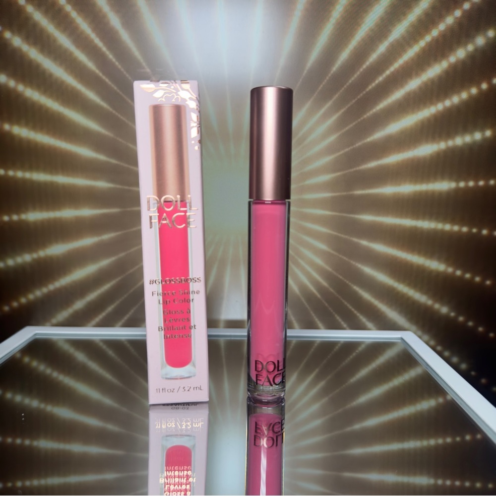Doll Face Beauty ~ #glossboss Fierce Shine Lip Color ~ Shade #Beautiful ~ BNIB